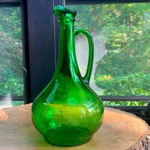 Vintage 1978 Glass Wine Decanter